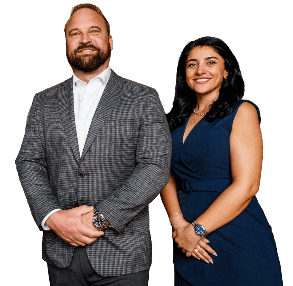 Attorney Wesley Starrett and Team Member Carolina